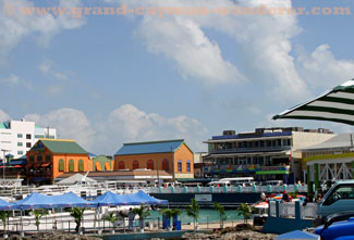 Grand Cayman map, George Town harbour
